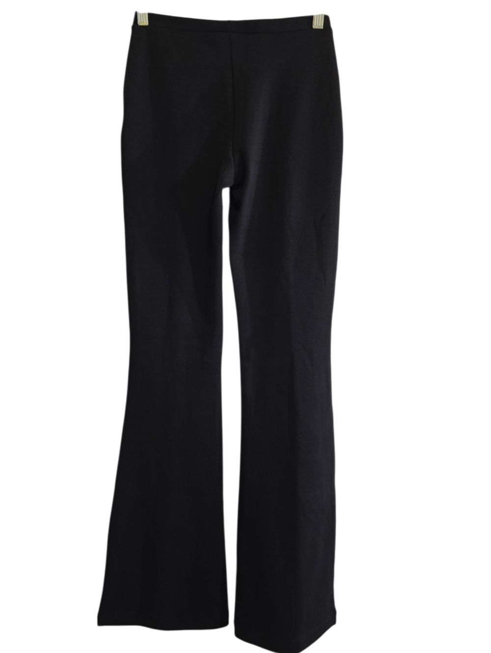 NWOT Zara 2-piece Black Interlock Knit Vest Flare Pull-on Pants Set Small Medium - Picture 8 of 13